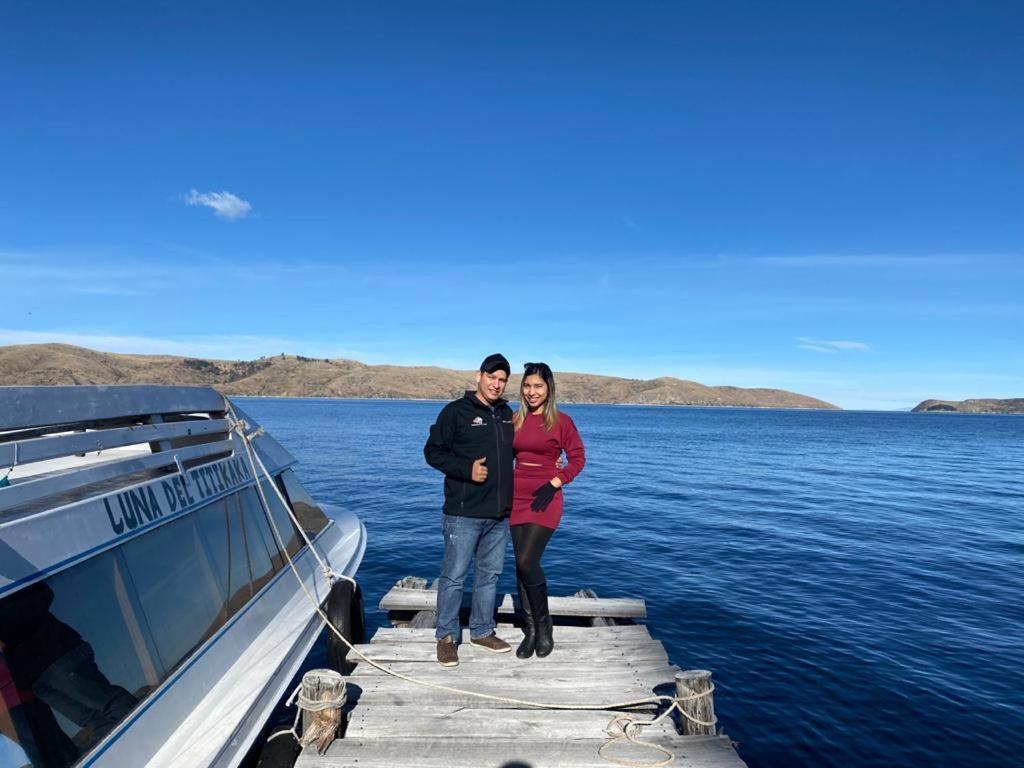 Hostal Luna Del Titikaka En Isla De La Luna Bolivia Hotel ภายนอก รูปภาพ